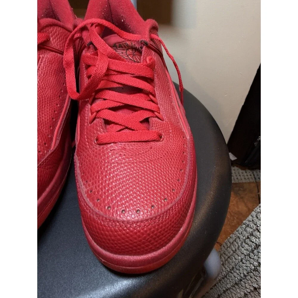 Nike Air Jordan 2 Retro Low Gym Red Size 10.5 Mens Used Clean No Box